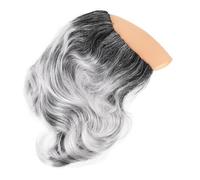 IMIKEYA Perruque Chauve Réaliste Grise Pour Homme Wig Toupee Cheveux Synthétiques Avec Ajustement Confortable Pour Costume Vieille Homme Halloween Et Cosplay Garçon Fille