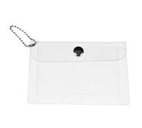 IMIKEYA Petit Portefeuille et Organisation des Pièces et Clés en PVC Étanche Transparent Compact et Sécurisé pour Femmes pour Activités de Plein Air