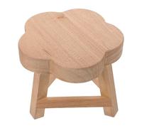 IMIKEYA Petit Tabouret Décoratif en Bois de Fleur Structure Ergonomique, Facile à Entretenir, pour Plantes et Objets Décoratifs Salons ou Bureaux