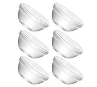 IMIKEYA Petits Bols en Verre avec Couvercles 6 Pièces Mini Bol À Pincer en Verre Ramequin Tasses À Crème Bols De Préparation À Dessert De Rangement pour Bonbons Noix De Dessert