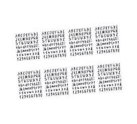 IMIKEYA Pièces Étiquette Autocollants De Scrapbooking Jouet D'apprentissage Des Nombres Lettre Anglaise Stickers Décalcomanies Pour Numéro D'adresse Up Stickers Porte Pvc Auto-adhésif