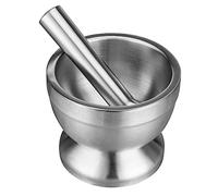 IMIKEYA Pilon à Ail Mini Petit Mortier Et Pilon En Métal Pilon Et Bol De Mortier Outils De Cuisine Pour Mortier Et Pilon Moulin à Ail Pilon D'ail Broyeur Acier Inoxydable