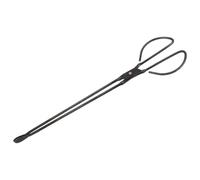 IMIKEYA Pince à Bûches en Acier 48 CM Tête Plate Robuste pour Cheminée Ramassage Bois de Chauffage Briquettes et Déchets Outil Polyvalent pour Barbecue et Camping Extérieur