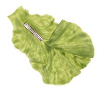 IMIKEYA Pince à Cheveux de Feuille de Laitue Verte, Clip Alligator Décoratif Léger, Accessoire Cheveux pour Femmes et Filles, pour Coiffures Originales et Cosplay, Petit Clip Esthétique
