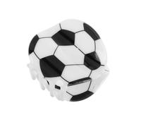 IMIKEYA Pince à Cheveux de Football Décorative Petite Griffe Noire et Blanche pour Femmes Accessoire Cheveux Fins Sport Supporters Matchs