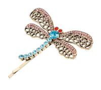 IMIKEYA Pince à Cheveux en Alliage Strass Scintillants Libellule Chic Élégant pour Femme Fille Accessoire Cheveux pour Fête Costumée ou Thé