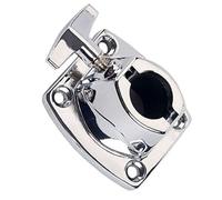 IMIKEYA Pince de Fixation en Métal Argenté pour Cercle de Grosse Caisse, Support Ajustable pour Batterie, Accessoire Robuste et Facile à Transporter pour Kit de Batterie
