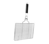 IMIKEYA Pinces pour Barbecue en Acier Inoxydable Pliables Et Démontables pour Plein Air, Panier Carré 3D Renforcé, Accessoires Barbecue Camping Et Grillades Poisson