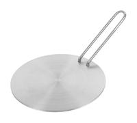 IMIKEYA Plaque D'adaptation pour Induction Poignée Amovible, Diffuseur de Chaleur en Acier Inoxydable 24 Cm, Accessoire la Cuisine Compatible Plaques à Induction, Ustensile Multifonction