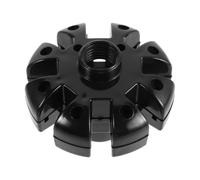 IMIKEYA Plaque de Couronne de Parasol de Terrasse Rome en ABS Noir | Pièce de Rechange Extérieure, Joints Renforcés et Assemblage Diy, pour Terrasse, Patio et Jardin