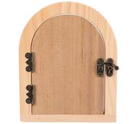 IMIKEYA Plaque de Recouvrement de Prise Électrique Forme Porte Féerique pour Chambre D'garçon et Filles en Bois Installation Facile et Décorative, Sécurité Bébé