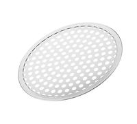 IMIKEYA Plaque Perforée Inox Ronde pour Pizza Plat Cuisson Four Outil Pizza Baking Pan pour Four Domestique et Professionnel