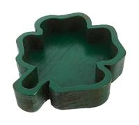 IMIKEYA Plat de service en bois Bol à apéritifs en forme de trèfle à quatre feuilles pour bonbons et fruits - Plateau à dessert pour sandwichs, pain et amuse-gueules