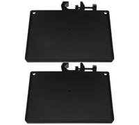 IMIKEYA Plateau à Clipser pour Microphone et Carte Son, Solution Gain de Place en Plastique Noir, Installation Rapide, Compatible Tube 25mm, pour Sessions Live et Streaming