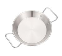 IMIKEYA Plateau Acier Inoxydable pour Snacks Plat à Fritures avec Double Poignée pour Restaurants et de Praticité et Élégance