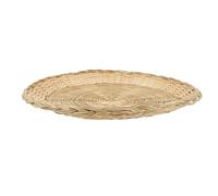 IMIKEYA Plateau de Service en Matériau Synthétique Support de Rangement Multifonction Design Simple et Élégant en Tissé pour Décoration Maison ou Pique- pour Fruits et Snacks
