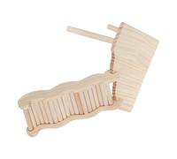 IMIKEYA Plateforme en Bois Espace Optimisé pour Petits Animaux avec Échelle et Rampe d'escalade et Assemblage Facile, pour Cage ou Chambre