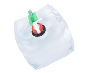 IMIKEYA Poche à Eau de Camping Pliable 20l en PVC Transparent, Facile à Transporter, pour Activités de Plein Air Eau Douce ou Salée