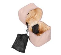 IMIKEYA Pochette de Voyage Portable Grosse Capacité en Nylon Imperméable avec Fermeture Éclair, Forme Cylindrique Facile à Transporter pour Organiser Cosmétiques en Voyage