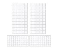 IMIKEYA Points Adhésifs Autocollants Double Face Transparents 200 Pièces Pâte Adhésive Amovible pour Décoration de Fête, Collage Affiches et Ballons sans Trace