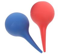 IMIKEYA Poire Auriculaire 75 Ml en Silicone Souple Lot de 2 pour Nettoyage des Oreilles et Élimination du Cérumen Ampoules à Presser Sûres et Faciles à Utiliser pour Rinçage à L'Eau