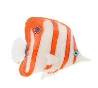 IMIKEYA Poisson Factice en Silicone Orange, Décoration Réaliste et Solide pour Aquarium, Artisanat Fin Adapté la Décoration D'aquarium et Étang