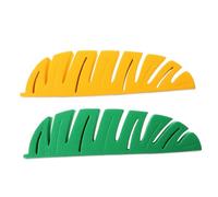 IMIKEYA Porte-Brosse à Dents Mural 2pcs en Plastique Forme Feuille, Stable et Garde Brosse à Dents Sèche pour Salle de Bain, Support Auto-adhésif Facile à Installer