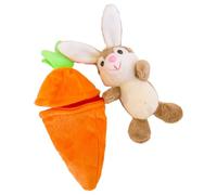 IMIKEYA Porte-clés Carotte Peluche Pendentif Décoratif Pour Sac à Main Clé De Voiture Lapin Créatif Ornement