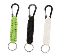 IMIKEYA Porte-Clés de Randonnée en Paracorde - Lot de 3 avec Boucles de - Accessoires pour Camping et Escalade - Unisexe et Sûr - pour Paquet à Dos et Ceinture
