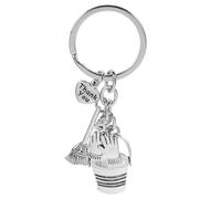 IMIKEYA Porte-clés Ménage Multifonction Pendentifs Seau, Balai et Brosse, Léger, Ornement de Travail, Présent Remerciement Personnel D'entretien pour Paquet, Accessoire Pratique