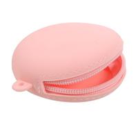 IMIKEYA Porte-Monnaie Rond pour Organiser Petits Objets Quotidien Porte-clés en Silicone Petit Paquet Portable pour Monnaie, Facile à Nettoyer, Poignée Portable