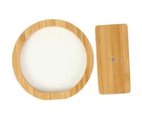 IMIKEYA Porte-photo Magnétique en Bambou Khaki pour Décoration de Bureau Créative et Ornement de Bureau Élégant, Accessoire Photo Maison