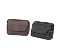 IMIKEYA Portefeuille Homme Zippé Sac Banane Cuir Pochette pour Téléphone Portable Accessoire De Voyage Et Sport Rangement pour Clés