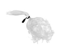 IMIKEYA Postiche de Juge pour Garçon et en Fibres Costumes de Cosplay Postiche Blanche Réutilisable Accessoire de Fête Décoratif Facile à Porter Spectacles Événements