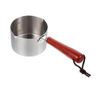 IMIKEYA Pot à Sauce Acier Inoxydable avec Bec Verseur et Poignée Ergonomique Petit Pot à Huile pour Chauffe Beurre Lait et Compatible Gaz et Induction Résistant et Facile à Nettoyer