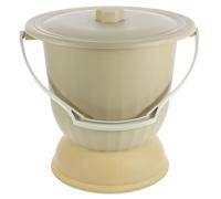 IMIKEYA Pot de Chambre Portable pour Adultes 65L Couvercle Hermétique Urinoir d'Apprentissage Propreté en Plastique Épais Pot de Nuit Pratique et Anti-Odeur pour Usage Domestique et