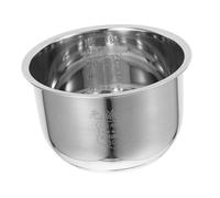 IMIKEYA Pot Intérieur Plusieurs Styles 1,6l pour Cuiseur à Riz Électrique pour Cuisson Saine et Facile en Acier Inoxydable sans Revêtement, Accessoire Solide