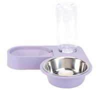 IMIKEYA pour Chien Et Chat Bol Eau Et Nourriture Séparateur pour Eau Propre Inoxydable Et Facile à Nettoyer