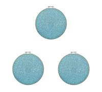 IMIKEYA Présentoir à Bijoux Mural 3 Pièces - Support de Rangement pour Broches en Cuir - Organisateur Suspendu Bannière avec Cercle à Broder Pour Pin Boucles d'Oreilles Badge Colliers