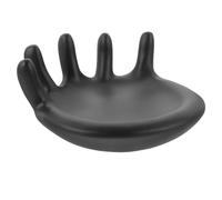 IMIKEYA Présentoir à Colliers en Résine Noire Forme Main, Plateau Porte-bijoux Créatif et Chic, Facile à Nettoyer et Déplacer, pour Bracelets et Boucles D'oreilles