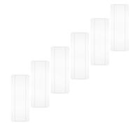 IMIKEYA Présentoir à Ongles Plastique Solide 6 Pièces 50 Échantillons Couleur Palette pour Nail Art Formation et Soins Professionnels Accessoires Nail Art