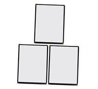 IMIKEYA Protège-Menu Transparent A4 Lot de 3 Couvertures Étanches pour Restaurant Menu en PVC Protection Solide pour Recettes et