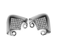 IMIKEYA Protège-Talons pour Protéger Vos Talons en Fer Argenté Design Invisible et Anti-Coup , Accessoire Discret pour Chaussures Pointues à Talons Hauts