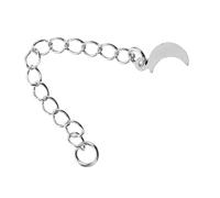 IMIKEYA Rallonge De Collier S925 Argenté 5cm Chaîne D'extension Diy Pour Bijoux Accessoire De Bracelet Facile à Utiliser Fabrication De Colliers Et Bracelets
