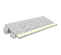 IMIKEYA Rampe en Plastique Angulaire Robot Aspirateur Seuil pour de Tapis Moderne et Élégant, Antidérapant pour Surmonter Marches et Prévenir Accidents Intérieur en Maison