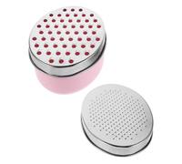 IMIKEYA Râpe à Fromage Inox avec Boîte Râpe Ovale Ergonomique pour Carottes Gingembre Citron et Chocolat Outil Polyvalent pour Cuisine