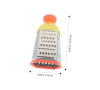 IMIKEYA Râpe à Légumes Multifonction Faces Acier Inoxydable Râpe Fine pour Gingembre Carottes et Fromage Compacte pour Cuisine Domestique
