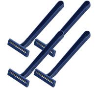 IMIKEYA Rasoir Jetable Manuel 24 Pièces en Acier Inoxydable Bleu Foncé Mini Rasoir Portable pour Hommes et Femmes Tondeuse à Cheveux et Épilateur Corporel pour Voyage et Soin Personnel