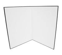 IMIKEYA Réflecteur Photographique Pliable en Carton A3 Multifonction Noir Blanc Argenté, Panneau Diffuseur de Lumière pour Studio Photo, Accessoire pour Photographie Nature Morte