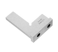 IMIKEYA Règle D'angle Droit en Acier au Carbone Base 55x40 Mm, Équerre de Menuiserie Précise pour Travail du Bois et Dessin Technique, Outil de Mesure Compact pour Applications